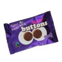 Cadbury GIANT Chocolate Buttons 40g - Best Before: 12.11.25