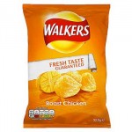 Walkers ROAST CHICKEN Crisps 32.5g - Best Before: 27.07.24