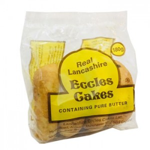 Real Lancashire Eccles Cakes (4pk) - British Food Shop - Australia