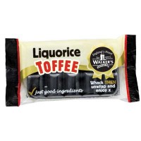 Walkers Toffee Block - LIQUORICE Toffee - 100g Block - Best Before: 28.02.25