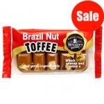 Walkers Toffee Block - BRAZIL NUT Toffee - 100g Block - Best Before: 12.07.24 (50% OFF)
