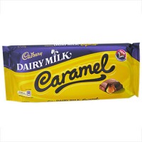 Cadbury CARAMEL Chocolate 120g BLOCK - Best Before: 26.10.25